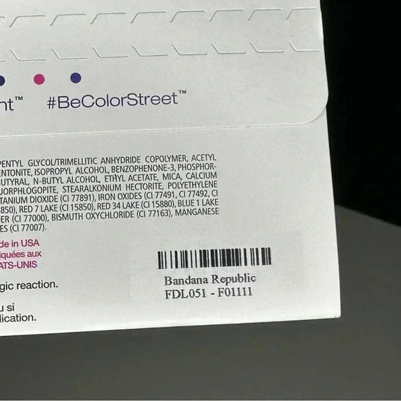 Color Street Overlay Bandana Republic Press On Nails - Picture 3 of 3